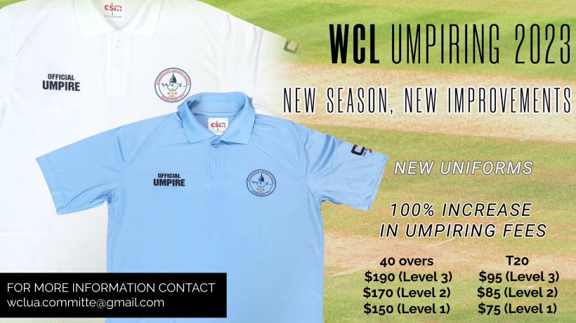 2023 WCL Umpiring